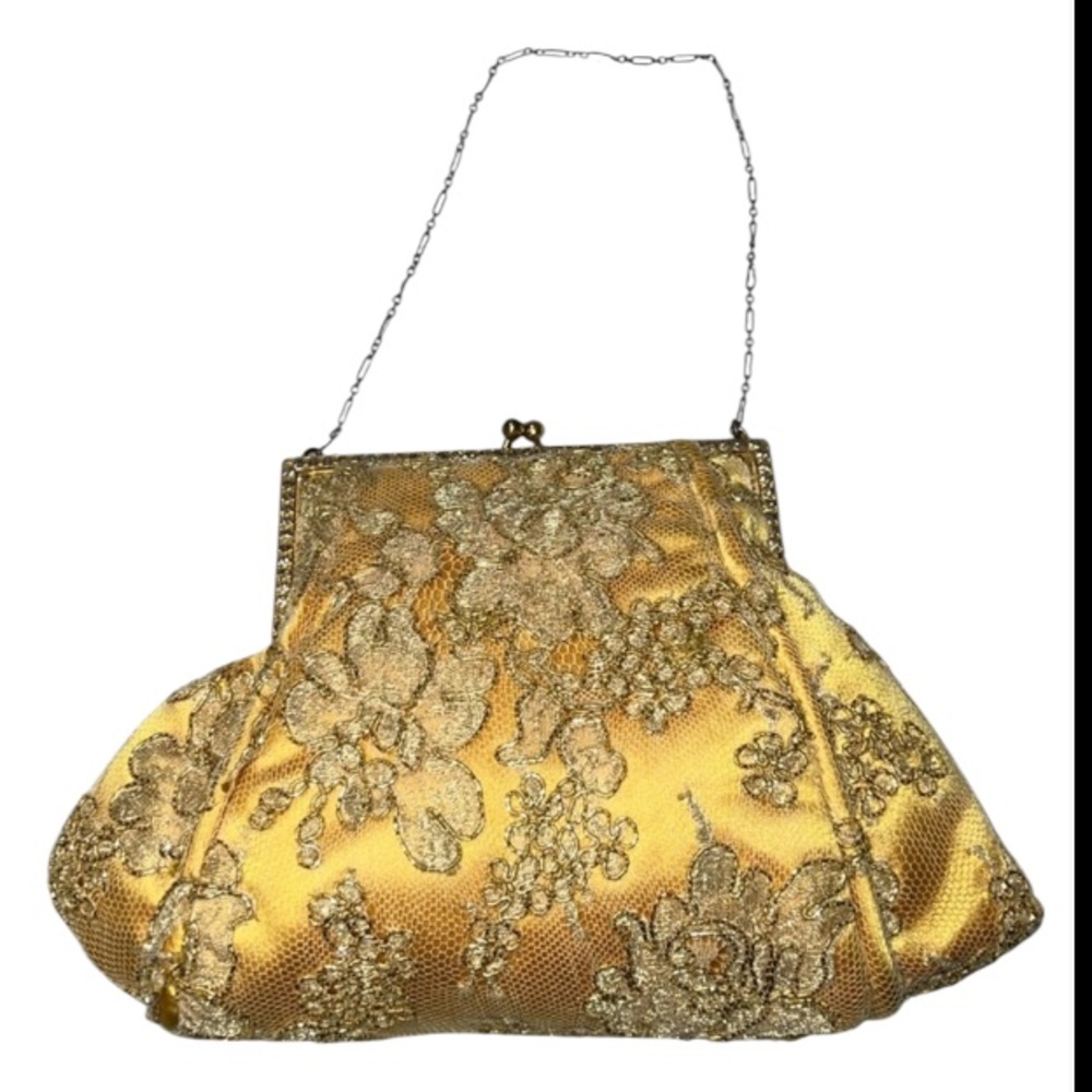 Randi Rahm Gold And Yellow Colored Purse